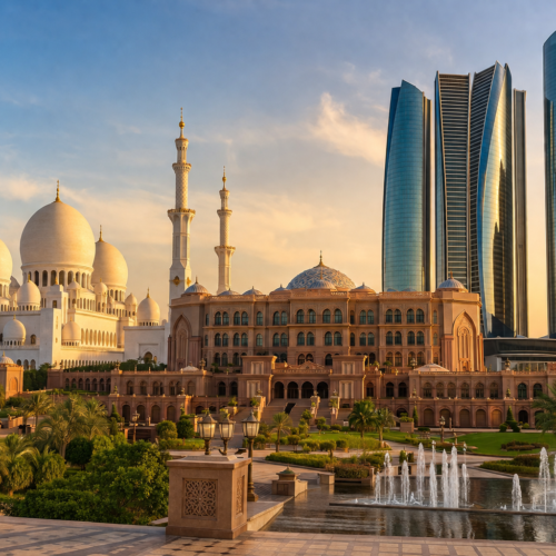 Exploring Abu Dhabi: Grand Mosque, Royal Palace & Etihad Towers